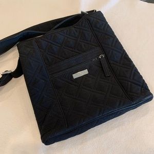 Vera Bradley black quilted purse
